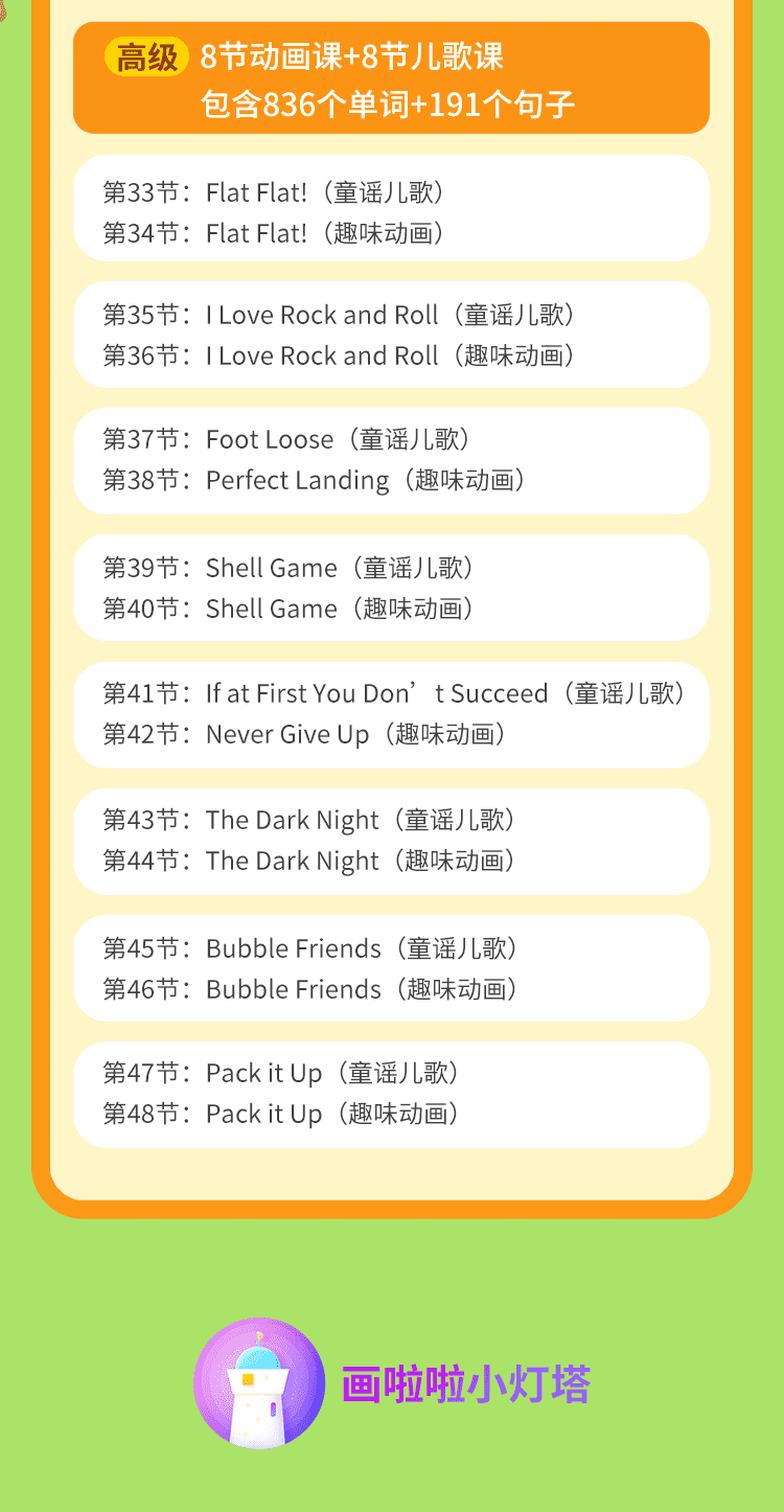 【3~8岁】英语动画启蒙:动物王国大冒险